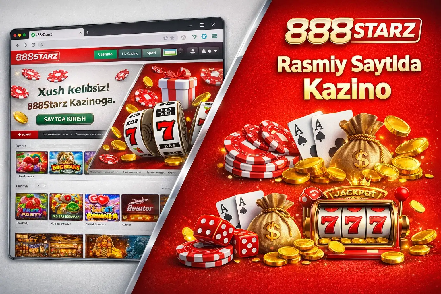 888Starz Rasmiy Kazino Platformasi va Oyinlar O‘zbekistonda